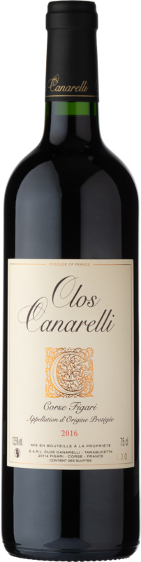 Bouteille de Clos Canarelli Rouge